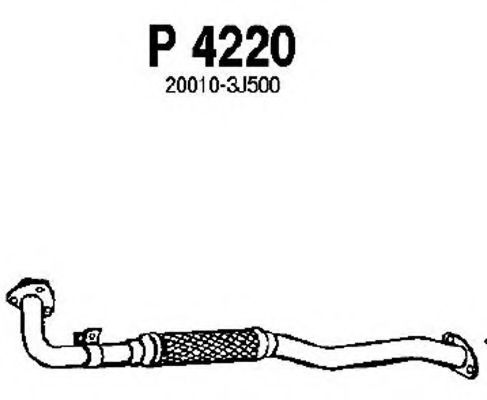 P4220 FENNO Exhaust System Exhaust Pipe