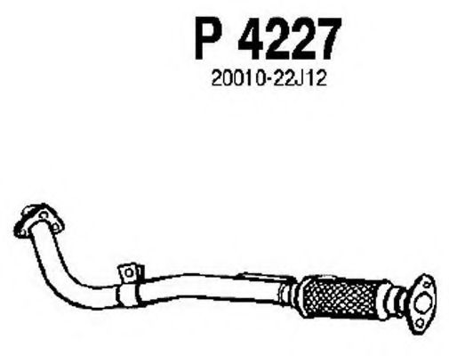 P4227 FENNO Exhaust System Exhaust Pipe