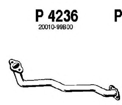 P4236 FENNO Exhaust System Exhaust Pipe