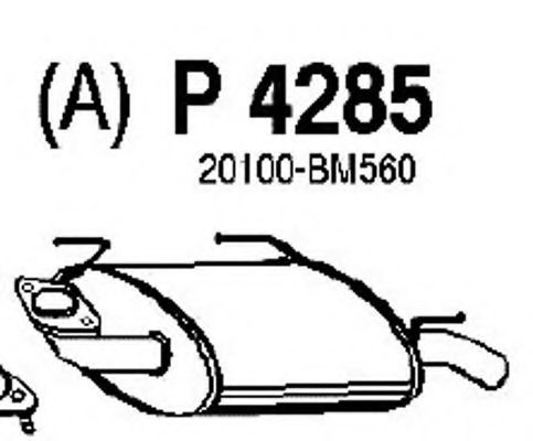 P4285 FENNO Endschalldämpfer