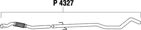 P4327 FENNO Exhaust Pipe