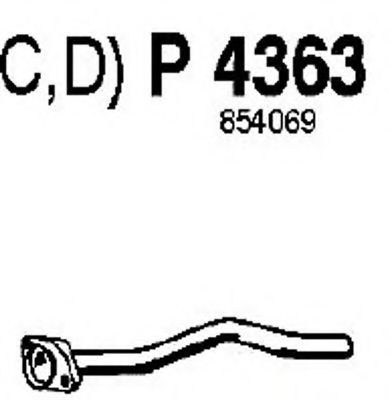 P4363 FENNO Exhaust Pipe