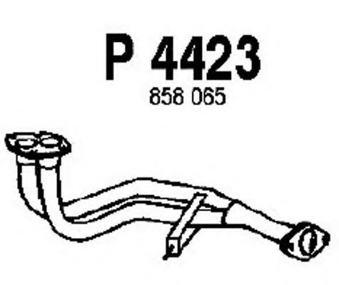 P4423 FENNO Exhaust System Exhaust Pipe