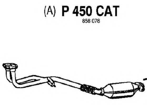 P450CAT FENNO Exhaust System Catalytic Converter