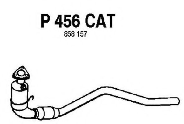 P456CAT FENNO Exhaust System Catalytic Converter