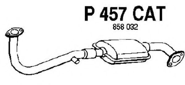 P457CAT FENNO Exhaust System Catalytic Converter