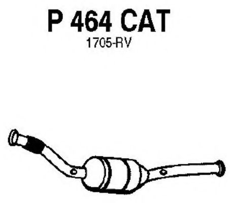 P464CAT FENNO Exhaust System Catalytic Converter