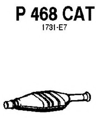 P468CAT FENNO Exhaust System Catalytic Converter