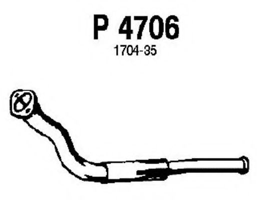 P4706 FENNO Exhaust Pipe