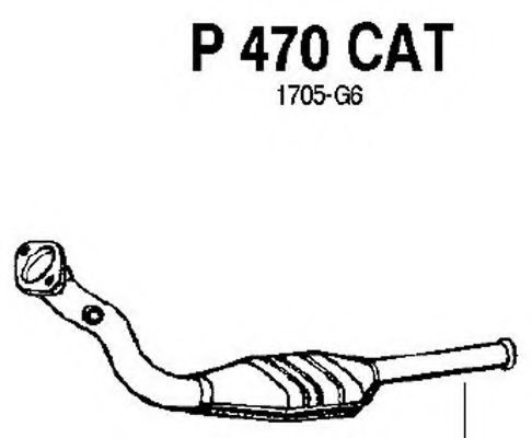 P470CAT FENNO Exhaust System Exhaust Pipe