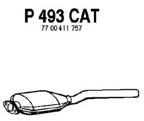 P493CAT FENNO Exhaust System Catalytic Converter