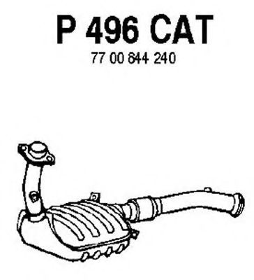 P496CAT FENNO Exhaust System Catalytic Converter