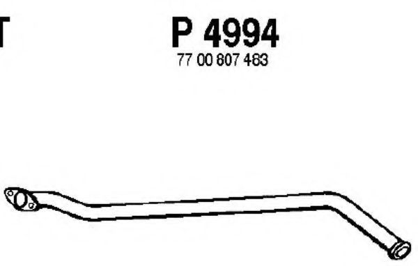 P4994 FENNO Exhaust Pipe