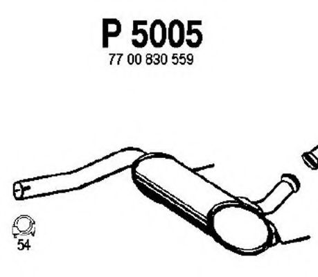 P5005 FENNO Fuel Supply System Fuel filter