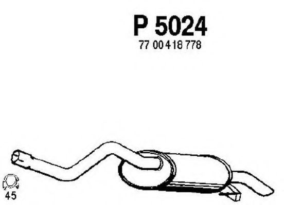 P5024 FENNO Kraftstofffilter