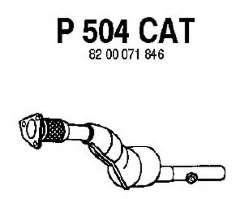 P504CAT FENNO Exhaust System Catalytic Converter