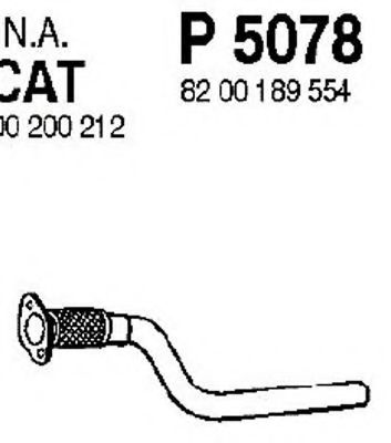 P5078 FENNO Exhaust System Exhaust Pipe