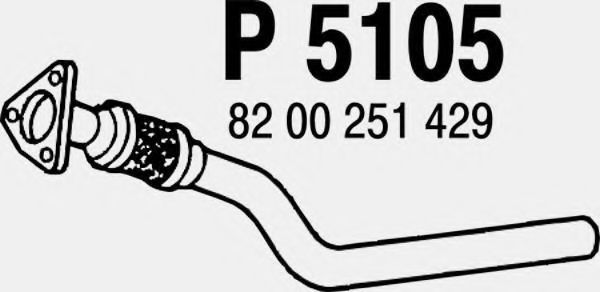 P5105 FENNO Труба выхлопного газа