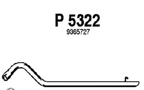 P5322 FENNO Exhaust Pipe