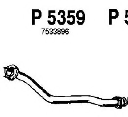 P5359 FENNO Exhaust System Exhaust Pipe