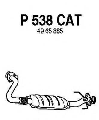 P538CAT FENNO Exhaust System Catalytic Converter