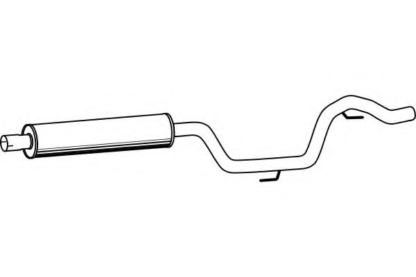 P5408 FENNO Exhaust System Exhaust Pipe