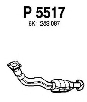 P5517 FENNO Exhaust System Exhaust Pipe
