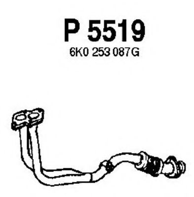 P5519 FENNO Exhaust Pipe