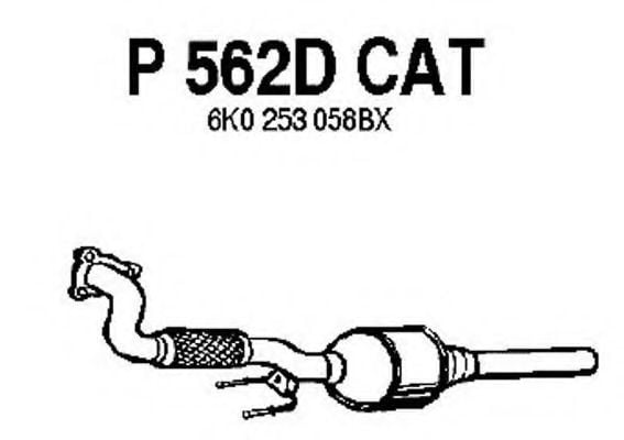 P562DCAT FENNO Exhaust System Exhaust Pipe
