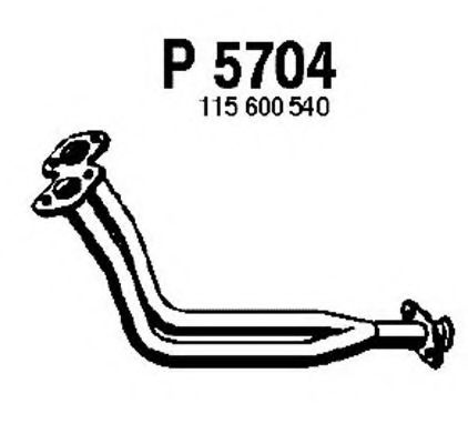 P5704 FENNO Exhaust Pipe