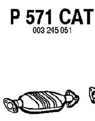 P571CAT FENNO Exhaust System Catalytic Converter