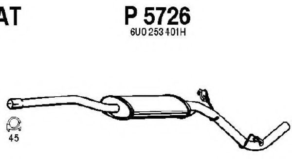 P5726 FENNO Catalytic Converter