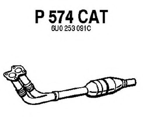 P574CAT FENNO Exhaust System Catalytic Converter