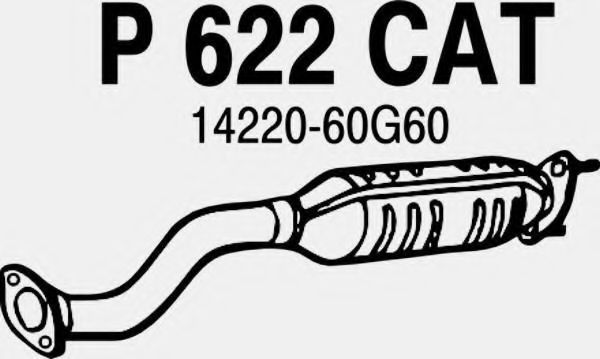 P622CAT FENNO Exhaust System Catalytic Converter