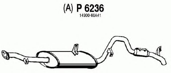 P6236 FENNO Exhaust System End Silencer