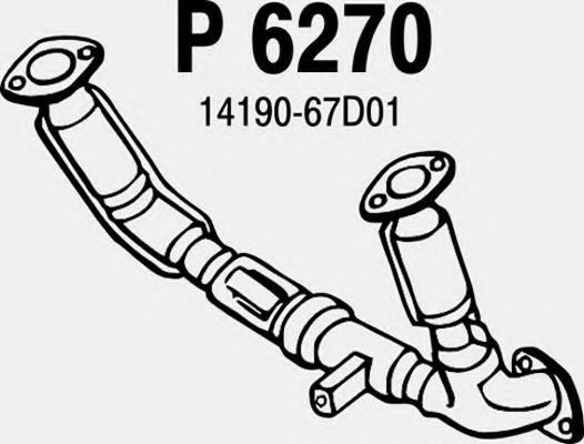 P6270 FENNO Exhaust Pipe