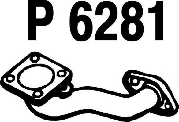 P6281 FENNO Exhaust System Exhaust Pipe