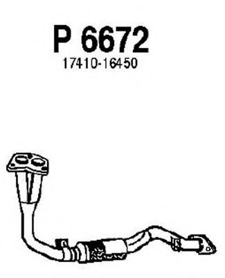 P6672 FENNO Exhaust Pipe