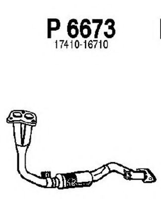 P6673 FENNO Exhaust System Exhaust Pipe