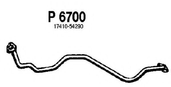 P6700 FENNO Exhaust System Exhaust Pipe