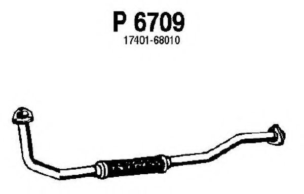 P6709 FENNO Exhaust System Exhaust Pipe