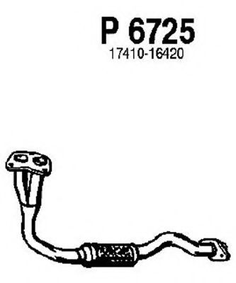 P6725 FENNO Exhaust System Exhaust Pipe