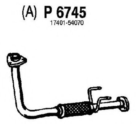 P6745 FENNO Exhaust System Exhaust Pipe