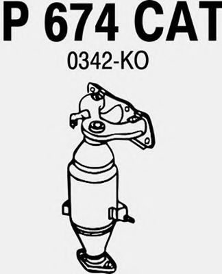 P674CAT FENNO Catalytic Converter