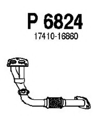 P6824 FENNO Exhaust System Exhaust Pipe