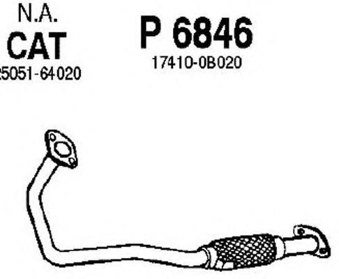 P6846 FENNO Exhaust System Exhaust Pipe