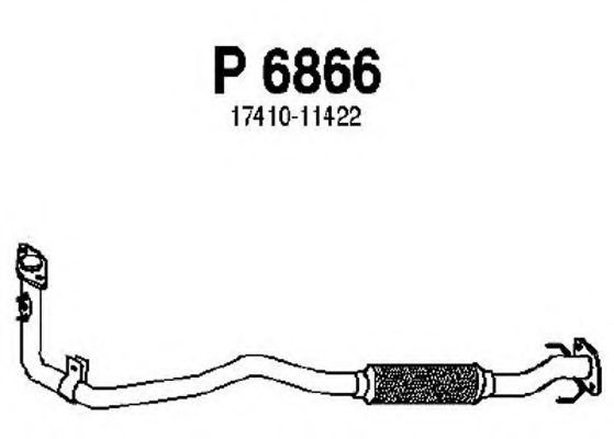 P6866 FENNO Exhaust Pipe
