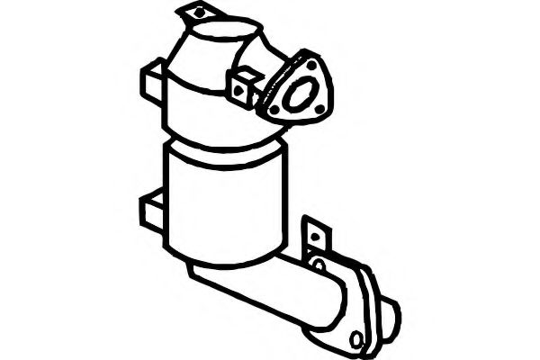P694DCAT FENNO Exhaust System Catalytic Converter