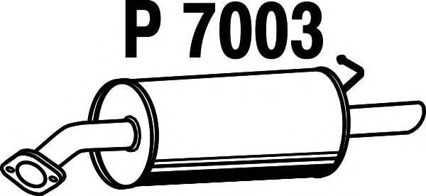 P7003 FENNO Endschalldämpfer