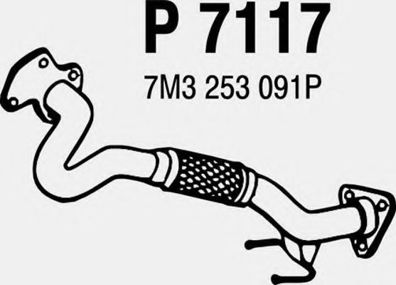 P7117 FENNO Exhaust Pipe